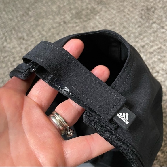 Adidas Climalite baseball cap hat black adjustable lightweight moisture-wicking - Picture 6 of 9